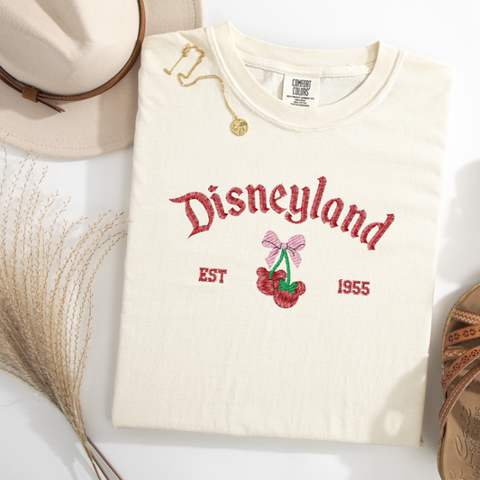 Adult Embroidered Disney Cherries Shirt