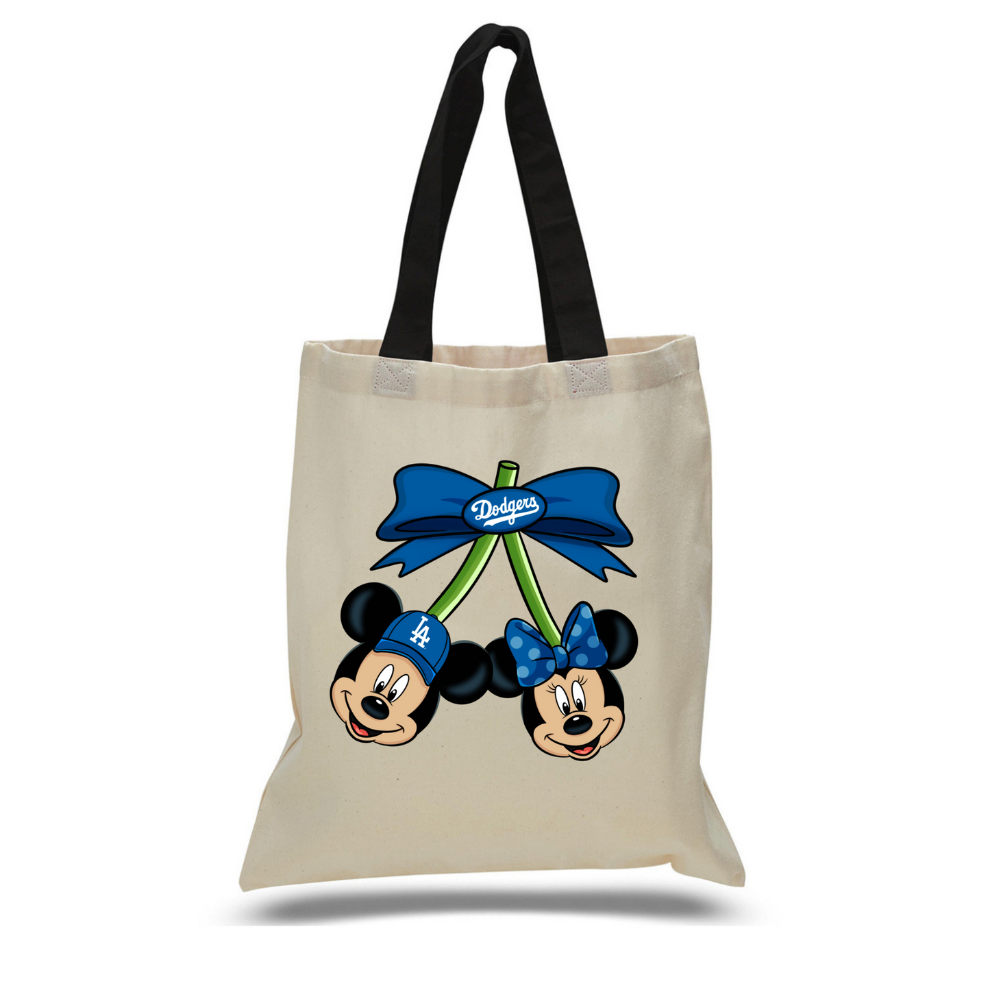 Mickey & Minnie Cherries Dodgers Tote bag