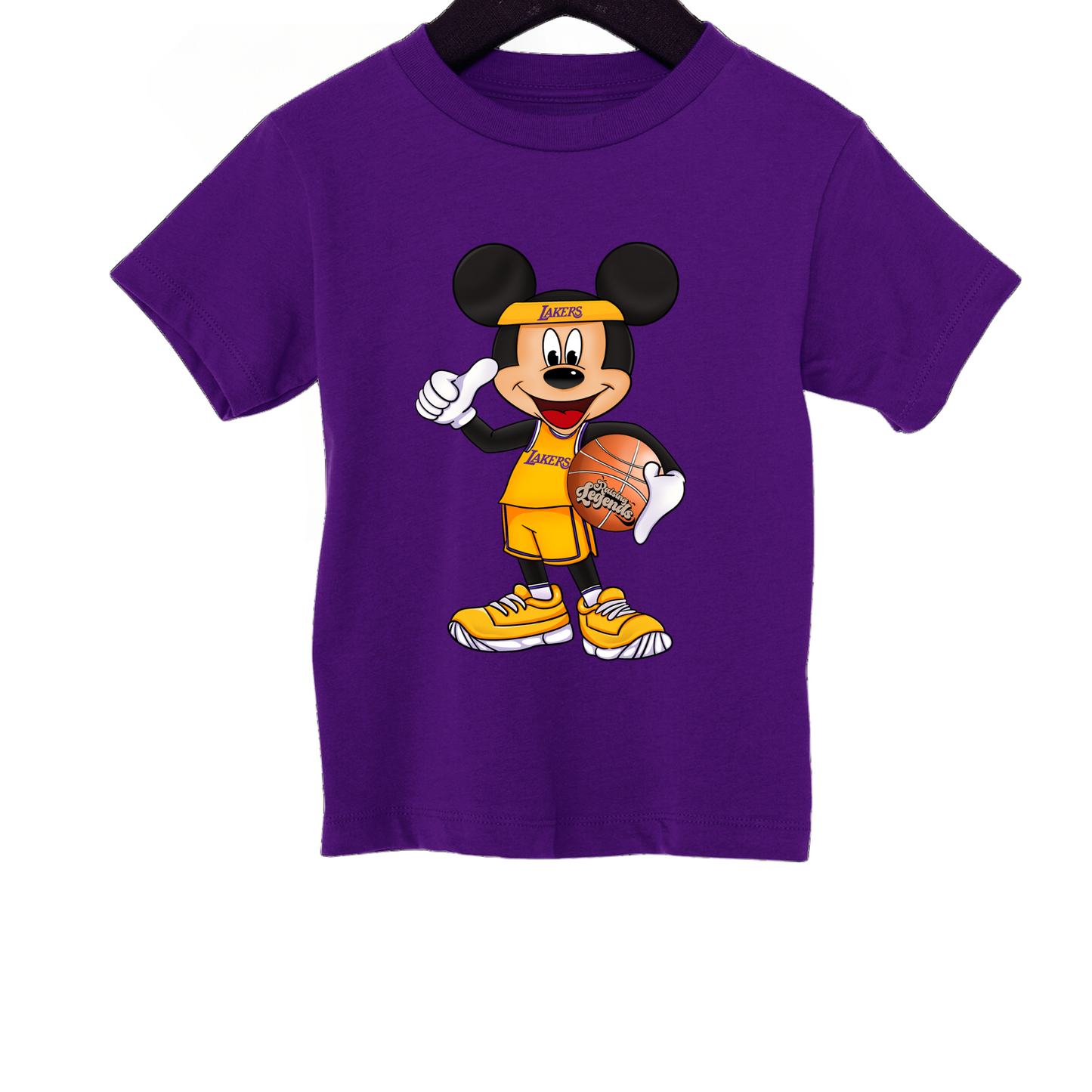 Adult Mickey Lakers Graphic Shirt