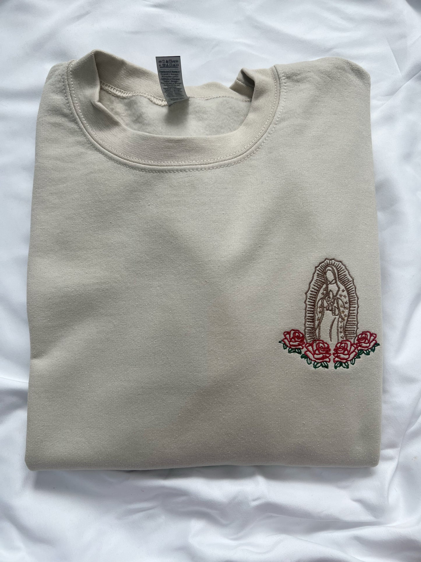 Adult Virgencita Embroidered Sweater