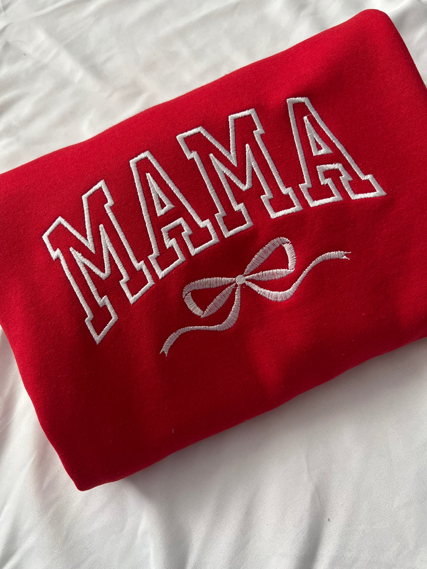 Embroidered Mama Sweaters Personalized