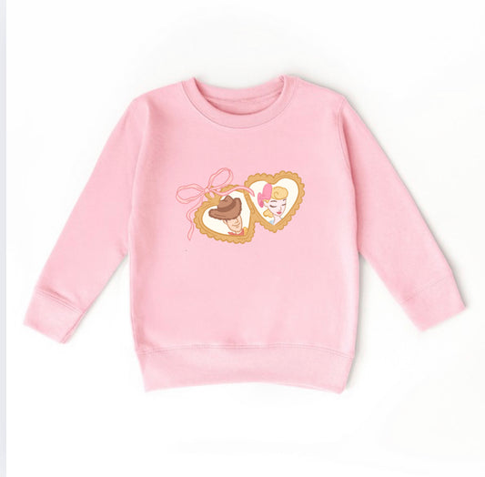 Child Heart Lock Graphic Sweatshirt