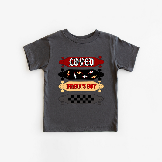 Kids Loved Skateboard Graphic T-shirts