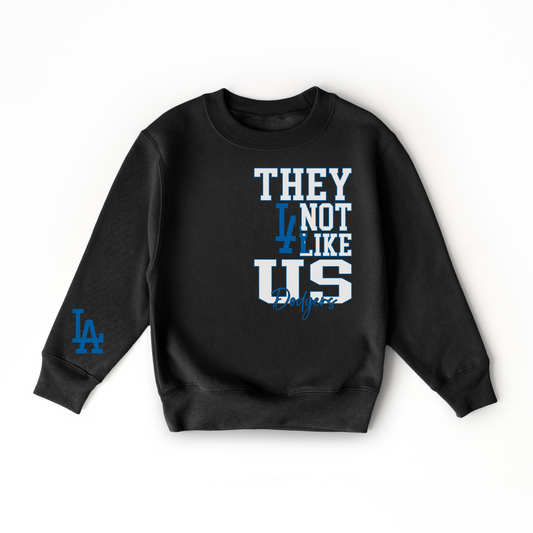 Child They Not like us Dodgers Sweater