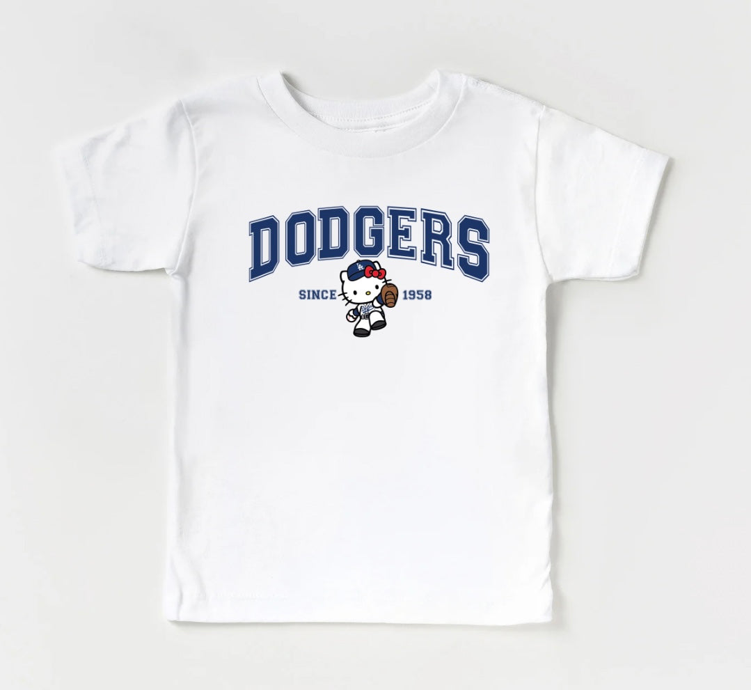 Dodgers baseball HK kids shirts