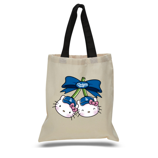 Hello Kitty Cherries Dodgers Tote bag